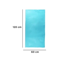 Toalla Deportiva Secado Rápido Microfibra Verde Aqua 120x60 cm