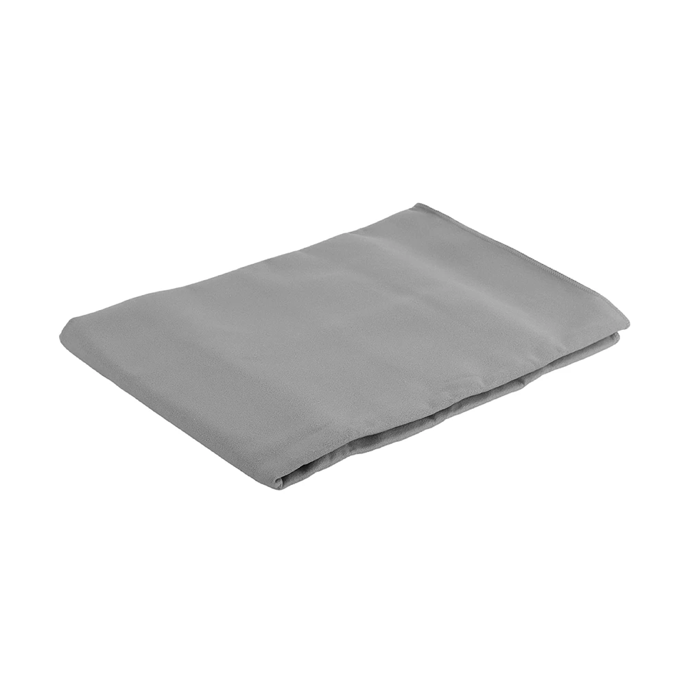 Toalla Deportiva Secado Rápido Microfibra Gris 120x60 cm