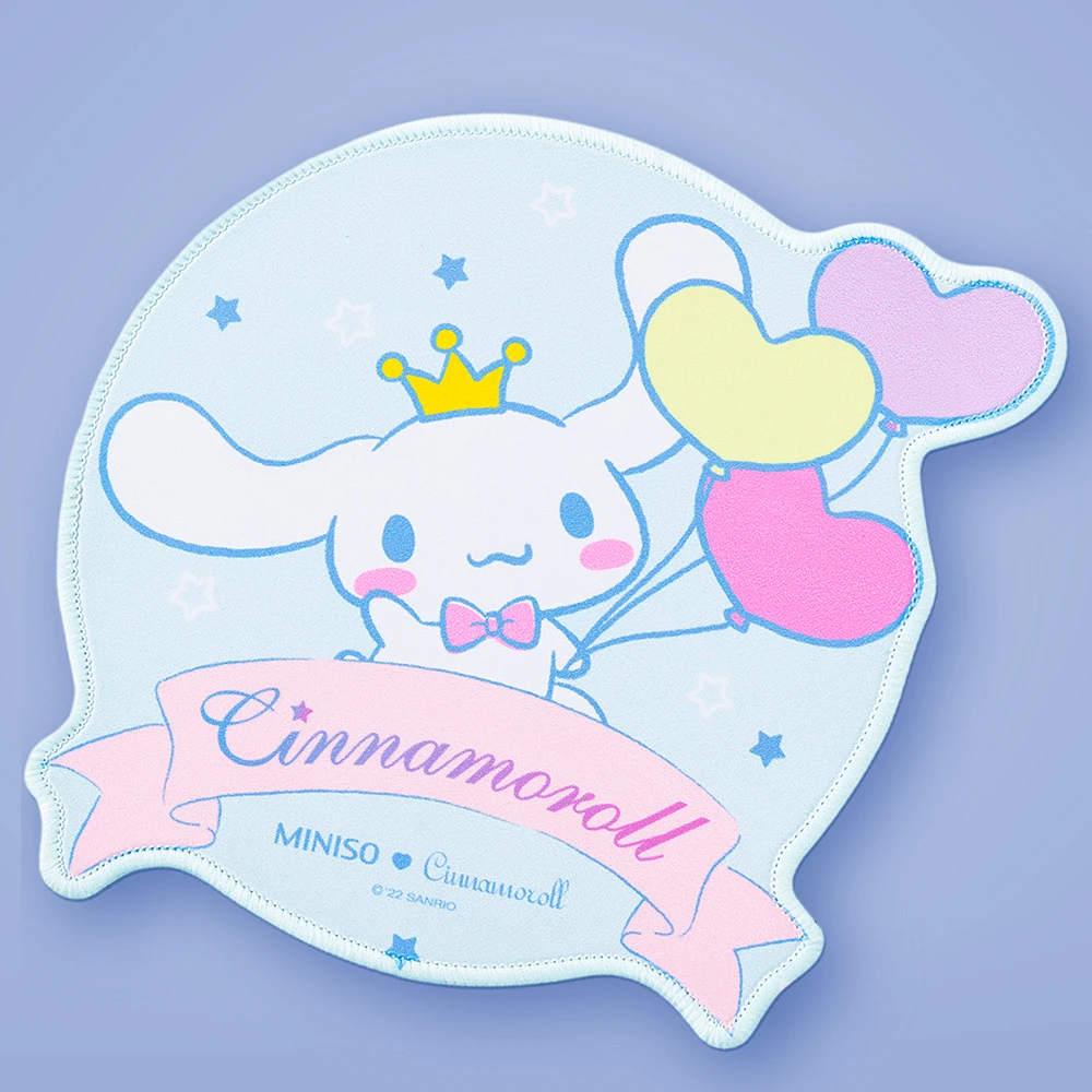 Mouse Pad Sanrio Cinnamoroll 100% Poliéster Azul Cielo 22x20x3 cm