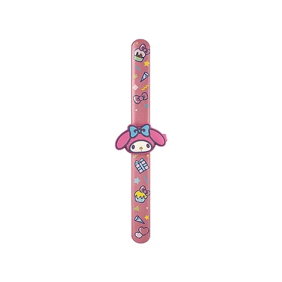 Reloj Slap Para Niño Sanrio My Melody Sintético Rosa 22.6x5.7x2.4 cm