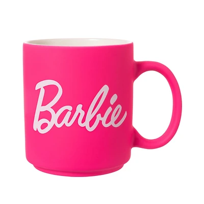 Taza Barbie Cerámica Rosa 390 ml