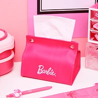 Funda Para Caja De Pañuelos Barbie PVC Rosa 18x11x15 cm