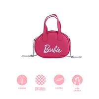 Bolso Crossbody Barbie Sintético Rosa 19x7x14 cm