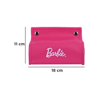 Funda Para Caja De Pañuelos Barbie PVC Rosa 18x11x15 cm