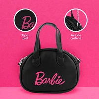 Bolso Crossbody Barbie Sintético Negro 19x7x14 cm