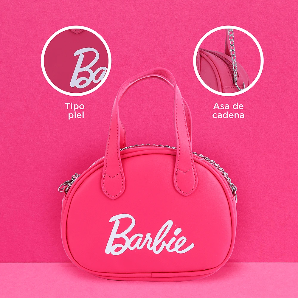 Bolso Crossbody Barbie Sintético Rosa 19x7x14 cm