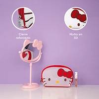 Cosmetiquera Sanrio Hello Kitty Malla Roja 21x13 cm