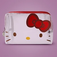 Cosmetiquera Sanrio Hello Kitty Rectangular Malla Roja 17x10x7 cm