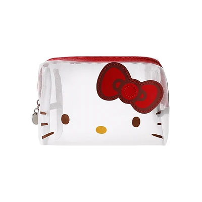 Cosmetiquera Sanrio Hello Kitty Rectangular Malla Roja 17x10x7 cm