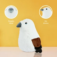 Peluche Miniso Pájaro Felpa Blanco 35x40 cm