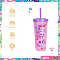 Vaso Con Tapa Y Popote Distroller Neonato Plástico 640 ml