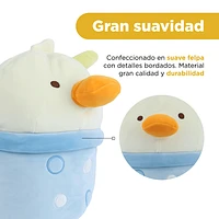 Peluche Patito Milk Tea Felpa 30x31 cm