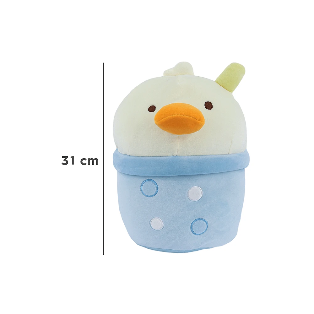 Peluche Patito Milk Tea Felpa 30x31 cm