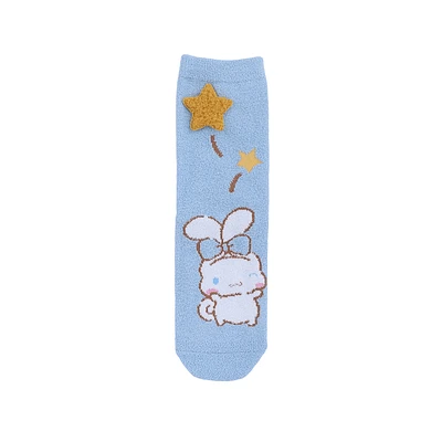 Calcetines Para Mujer Sanrio Cinnamoroll Star Afelpados Azules 23-25