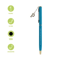 Pluma Mint Green Tinta Negra 1.0 mm