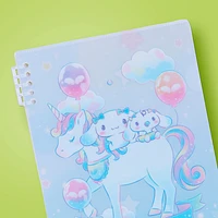 Libreta De Espiral Sanrio Cinnamoroll Pasta Suave 14.5x20.6 cm Rayas 48 Hojas