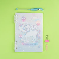 Libreta De Espiral Sanrio Cinnamoroll Pasta Suave 14.5x20.6 cm Rayas 48 Hojas