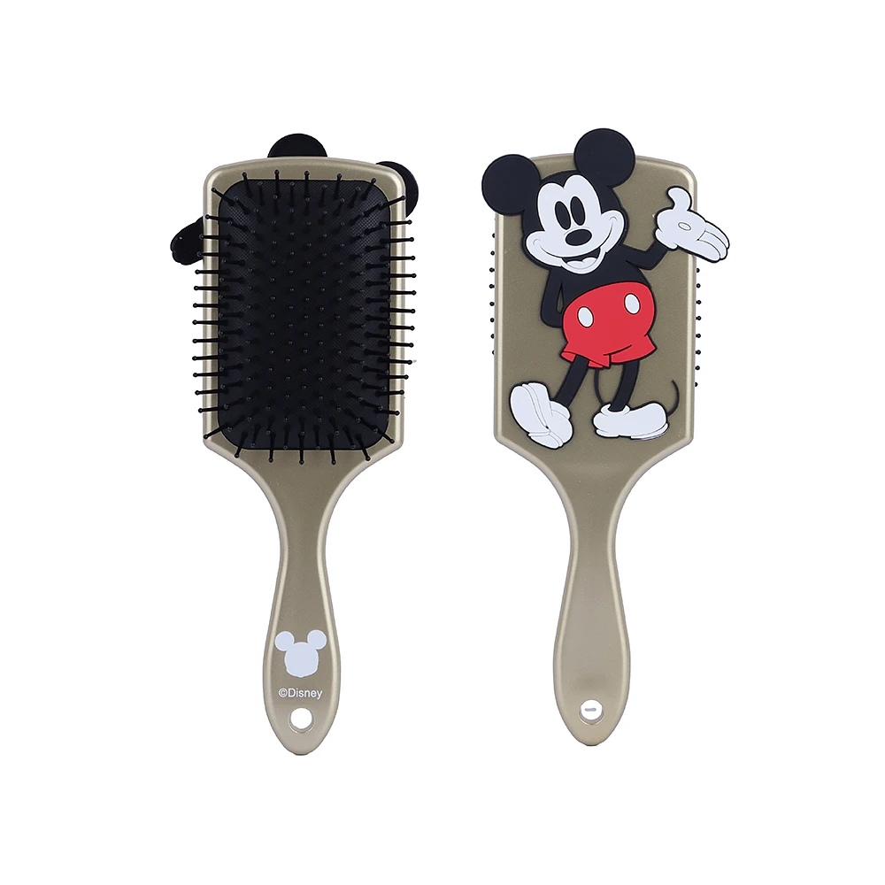 Cepillo Para Cabello Disney Mickey Mouse Sintético Dorado 24.6 cm