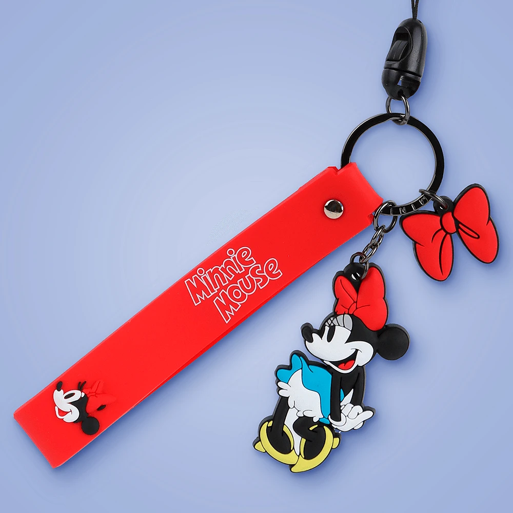 Accesorio Decorativo Para Celular Disney Minnie Mouse Silicona Rojo 21.5 cm