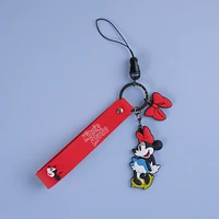 Accesorio Decorativo Para Celular Disney Minnie Mouse Silicona Rojo 21.5 cm