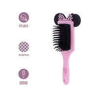Mini Cepillo Para Cabello Disney Minnie Mouse Sintético Rosa