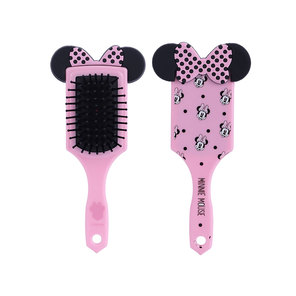Mini Cepillo Para Cabello Disney Minnie Mouse Sintético Rosa