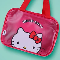 Neceser De Viaje Sanrio Hello Kitty Impermeable Sintético Rojo 25x10x18 cm