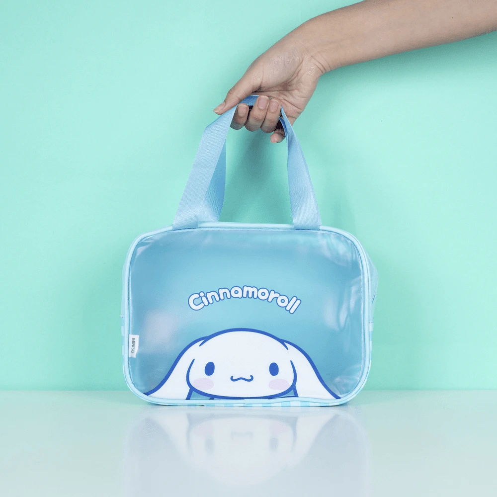 Neceser De Viaje Sanrio Cinnamoroll Impermeable Sintético Azul 25x10x18 cm