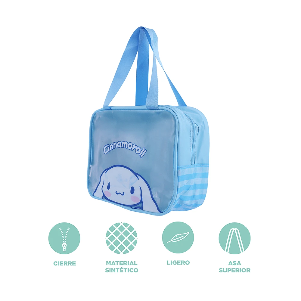 Neceser De Viaje Sanrio Cinnamoroll Impermeable Sintético Azul 25x10x18 cm