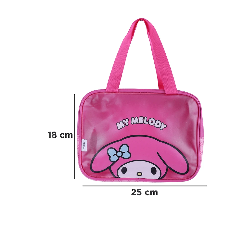 Neceser De Viaje Sanrio My Melody Impermeable Sintético Rosa 25x10x18 cm