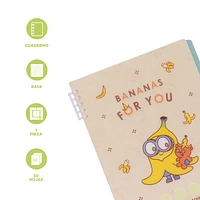 Libreta Minions Bob Pasta Suave Amarilla 25x18.4 cm Rayas 50 Hojas