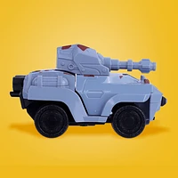 Juguete Transformable Tanque De Guerra Sintético Gris 7x13.5 cm