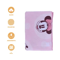 Toalla Facial Disney 100% Poliéster Rosa 50x25 cm