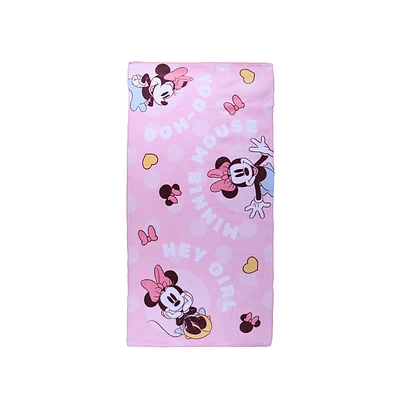 Toalla De Baño Disney Minnie Mouse 100% Poliéster Rosa 70x140 cm