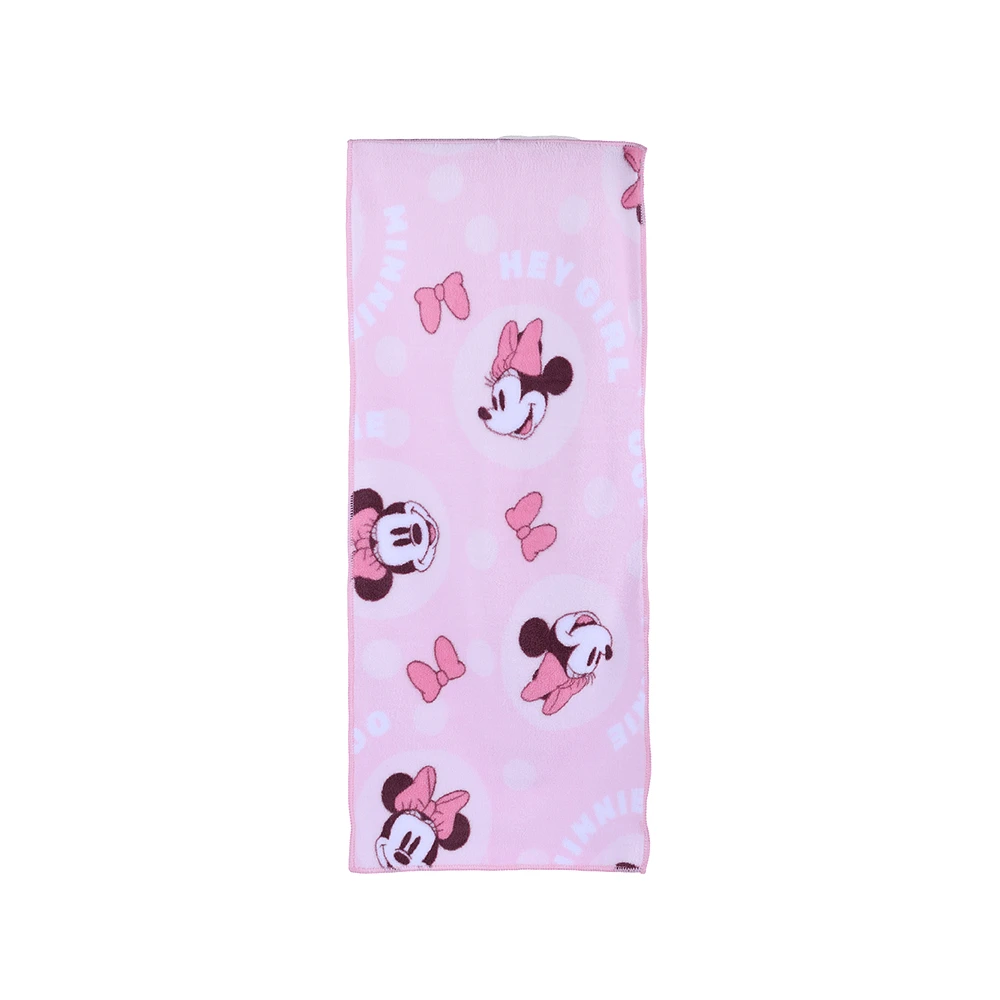 Toalla Facial Disney 100% Poliéster Rosa 50x25 cm