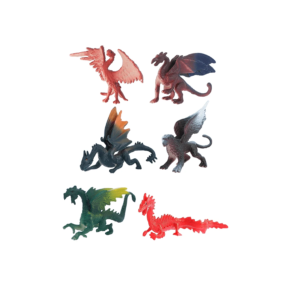 Set Figuras Dinosaurios 7x5.2 cm 6 Piezas