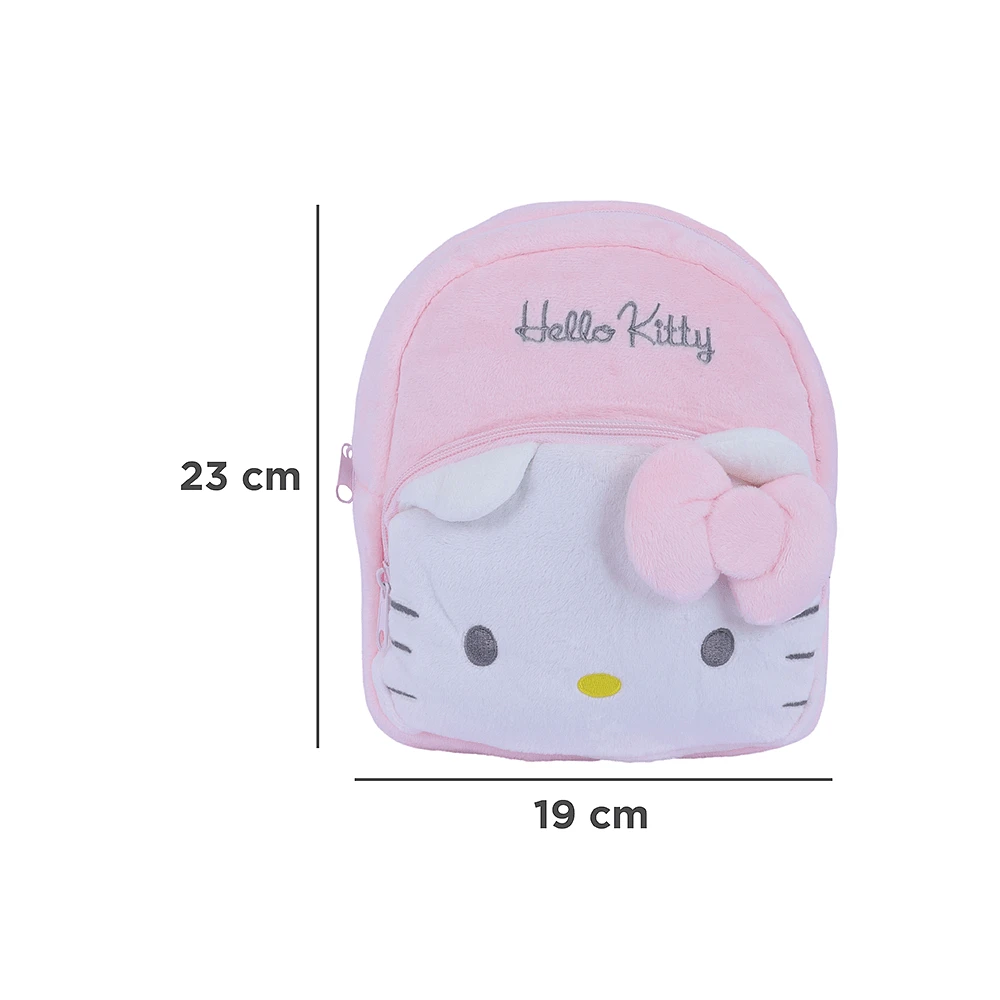 Mini Mochila Sanrio Hello Kitty 100% Poliéster Rosa 23x19x10 cm