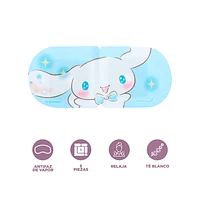 Paquete Mascarillas De Vapor Para Ojos Sanrio Cinnamoroll 5 Piezas