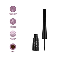 Delineador Liquido Para Ojos Color Me Café 0.14 gr