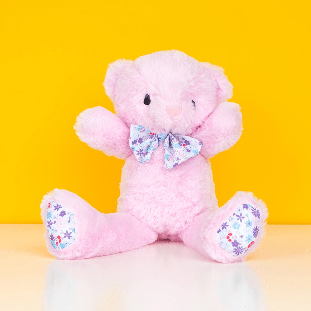 Peluche Miniso Osito Felpa Rosa 28x33 cm