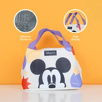 Lonchera Disney 100 Mickey Mouse 100% Poliéster Beige 24x15x16 cm