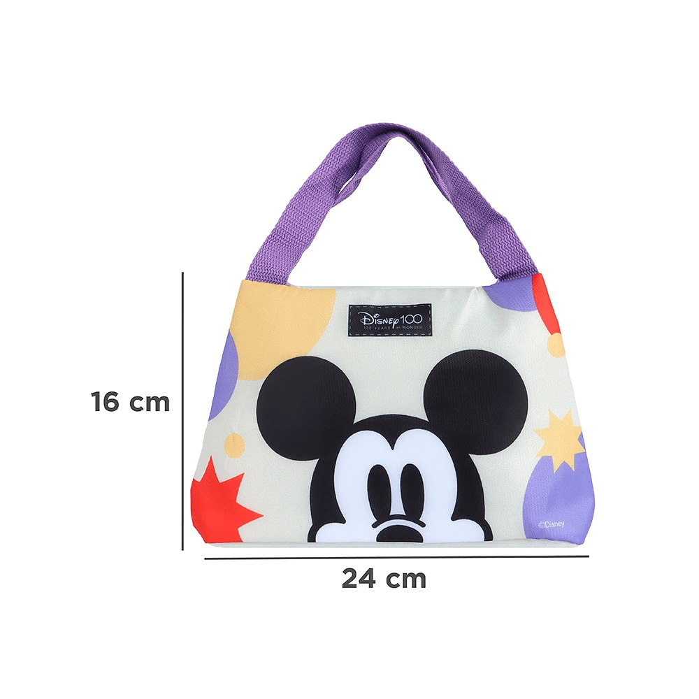 Lonchera Disney 100 Mickey Mouse 100% Poliéster Beige 24x15x16 cm