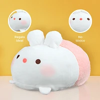 Peluche Miniso Conejito Felpa Blanco 30x28 cm