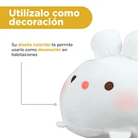 Peluche Miniso Conejito Felpa Blanco 30x28 cm