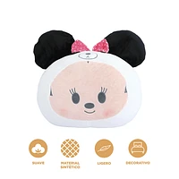 Cojín Decorativo Disney Minnie Mouse Con Orejitas Felpa 35x40x14 cm