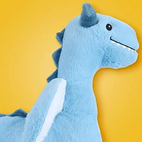 Peluche Miniso Dinosaurio Felpa Azul 28x37 cm