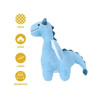 Peluche Miniso Dinosaurio Felpa Azul 28x37 cm