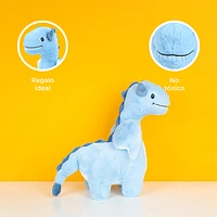 Peluche Miniso Dinosaurio Felpa Azul 28x37 cm