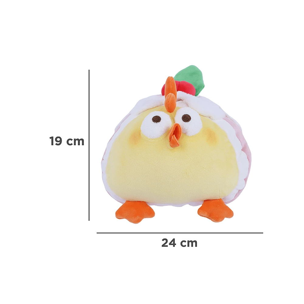 Peluche Miniso Pollito En Forma De Postre Felpa 24x19 cm