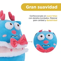 Peluche Miniso Monstruo Felpa Azul 24x29.5 cm